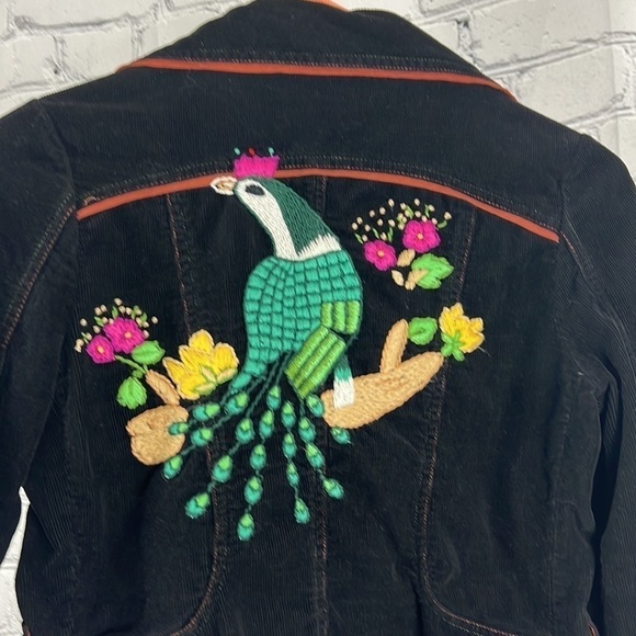 Miss Me Jackets & Blazers - Miss Me Corduroy embroidered jacket black size small